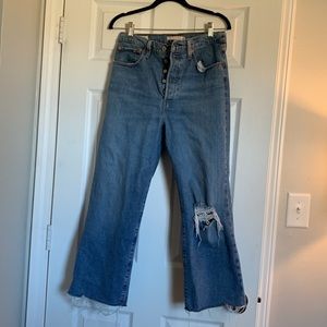 Levi’s ribcage straight jeans